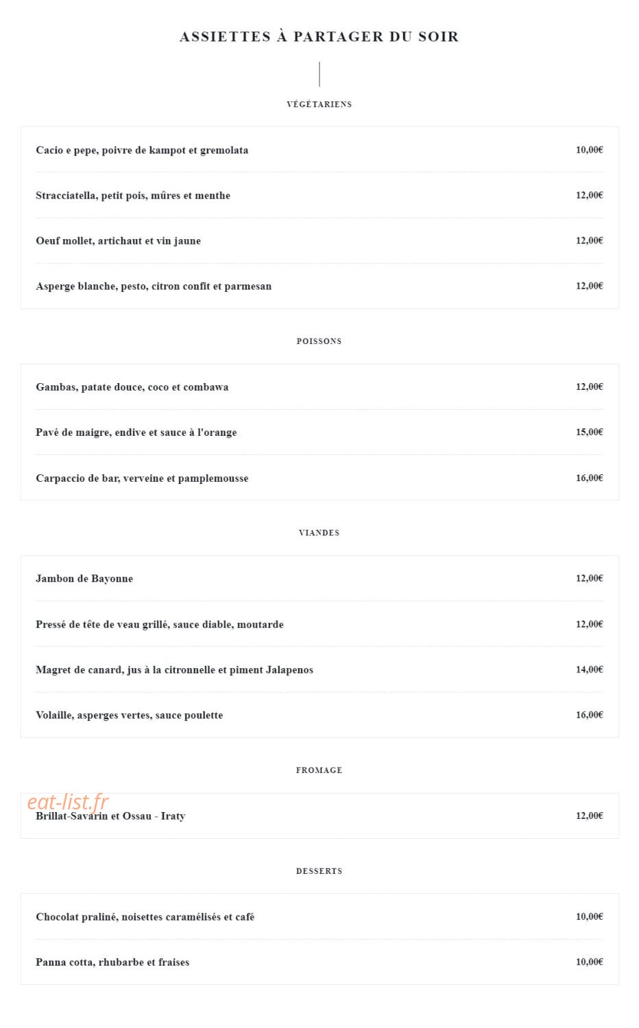 Lesar — carte page 2