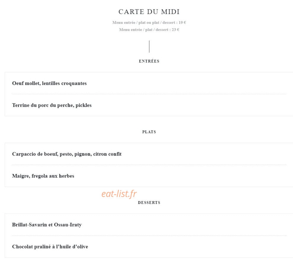Lesar — carte page 1