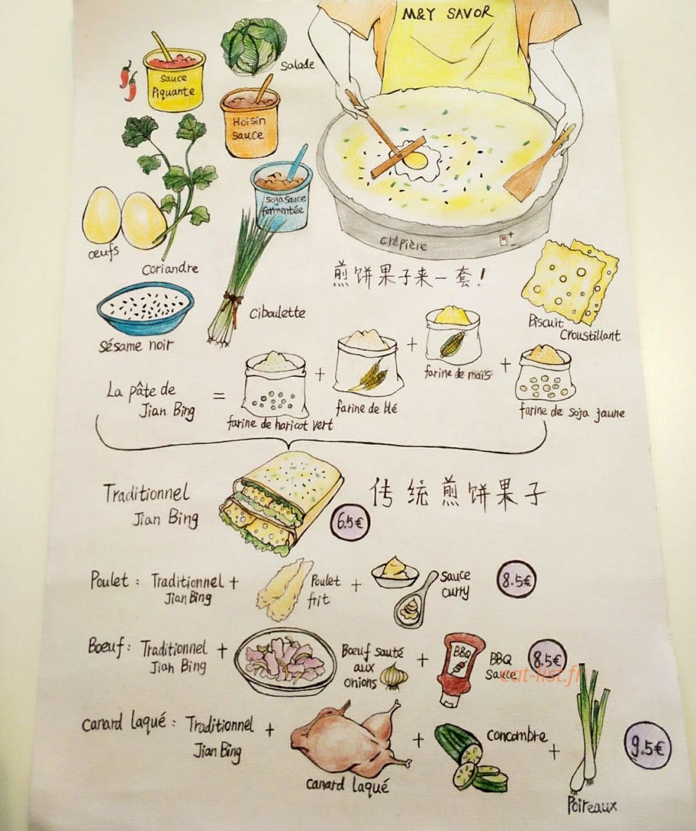 M&Y Savor — carte page 1