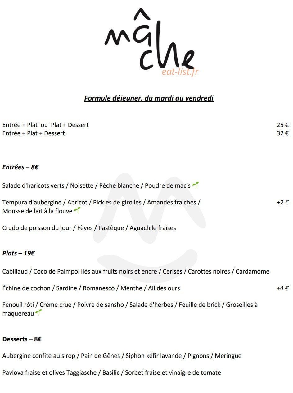 Mâche — carte page 1