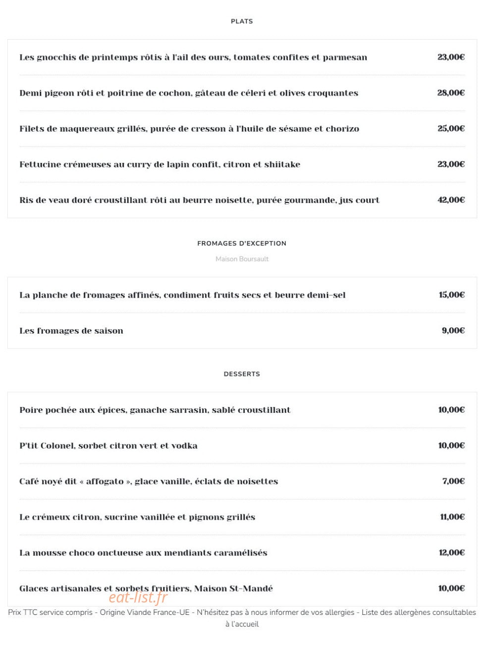 Maison Cluny — carte page 2