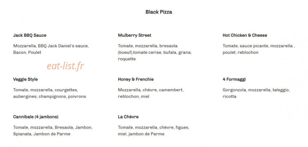 Mulberry Street — carte page 1