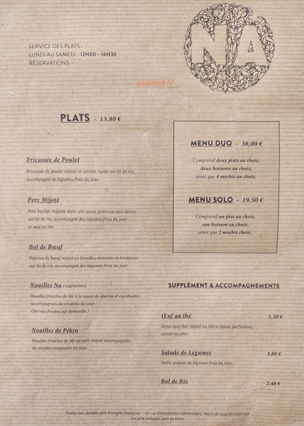 NA — carte page 1
