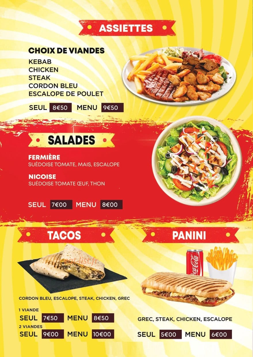 O'Delices — carte page 2
