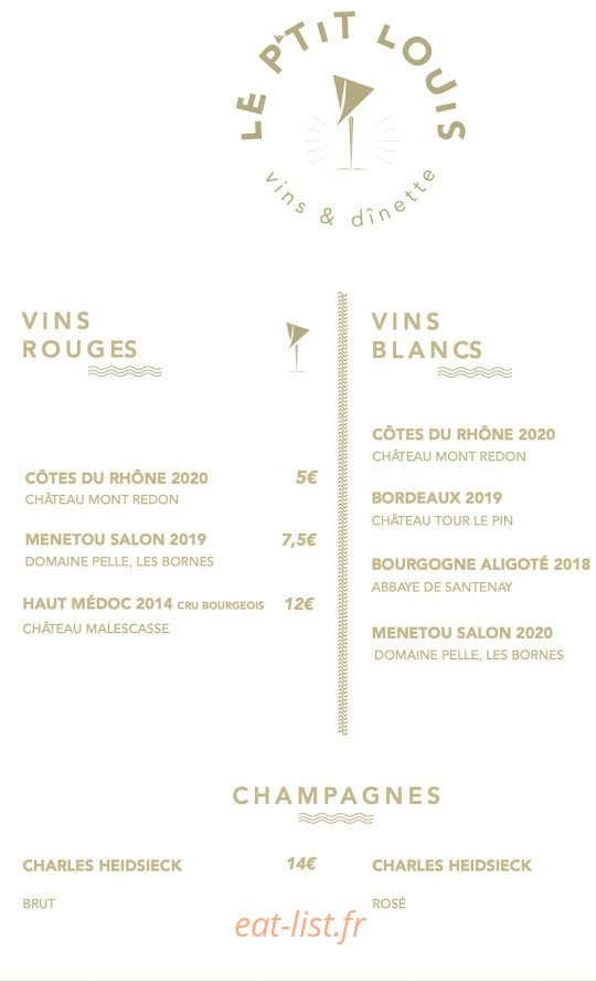 P'tit Louis — carte page 2
