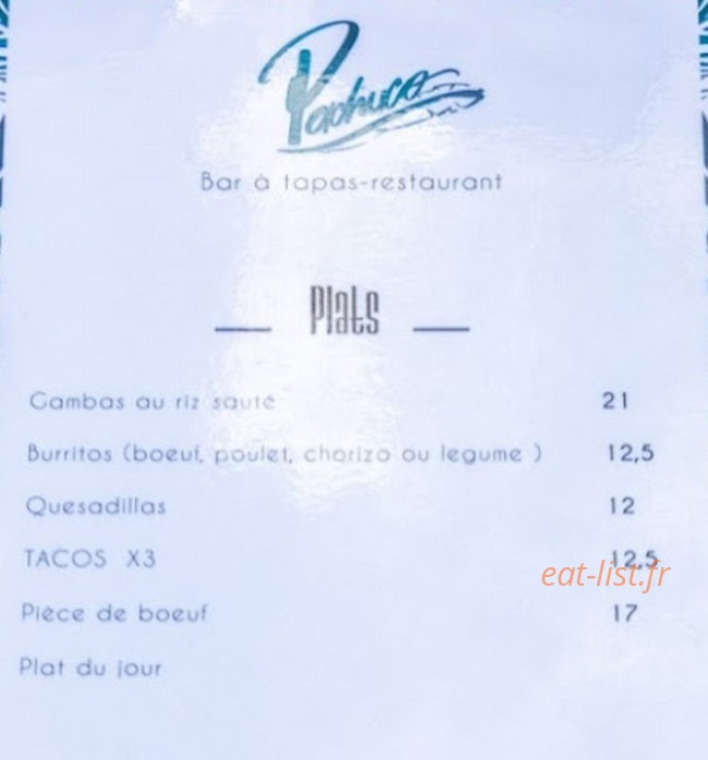 Pachuco — carte page 2