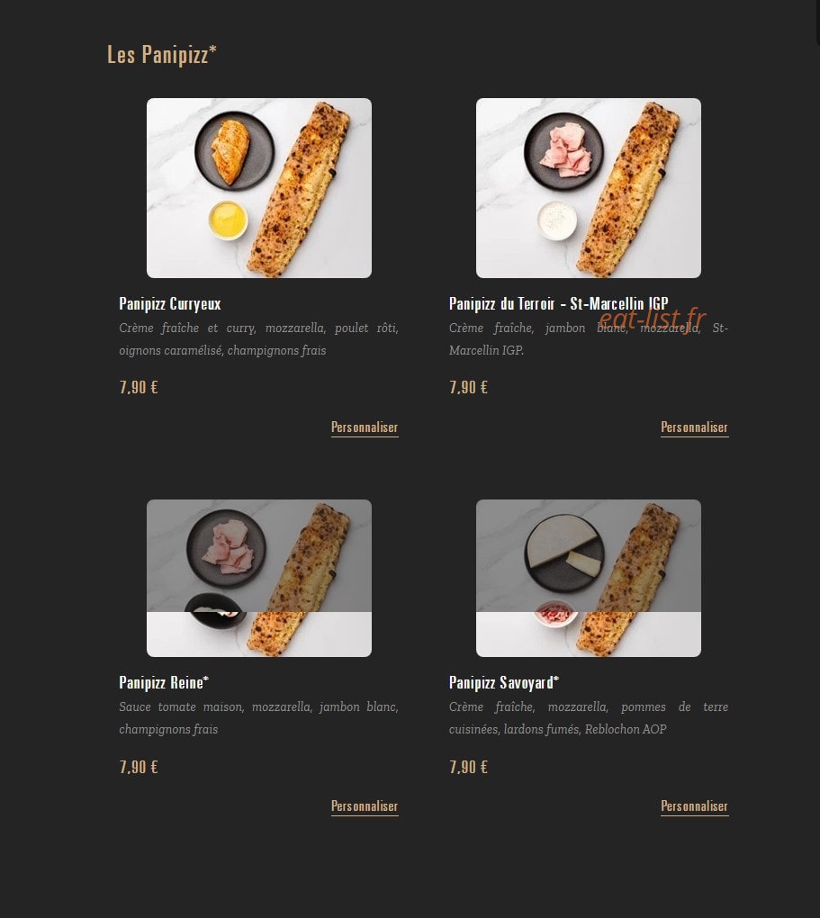 Pizza Cosy — carte page 5