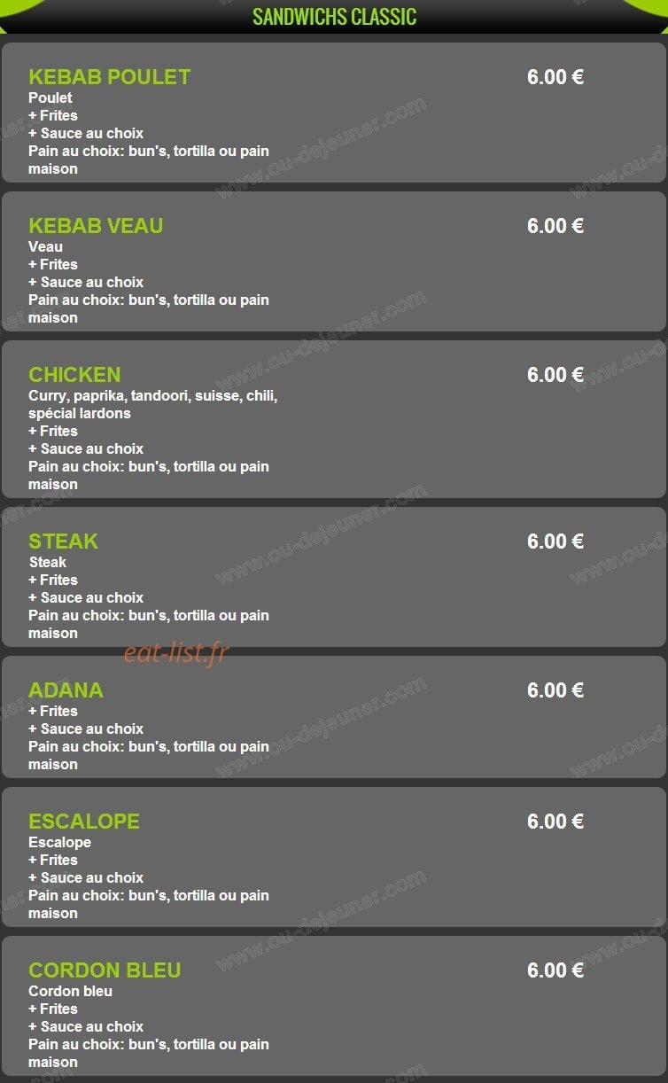 Pizza Escale 24 — carte page 7