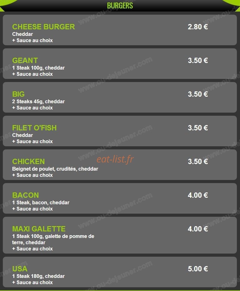 Pizza Escale 24 — carte page 10