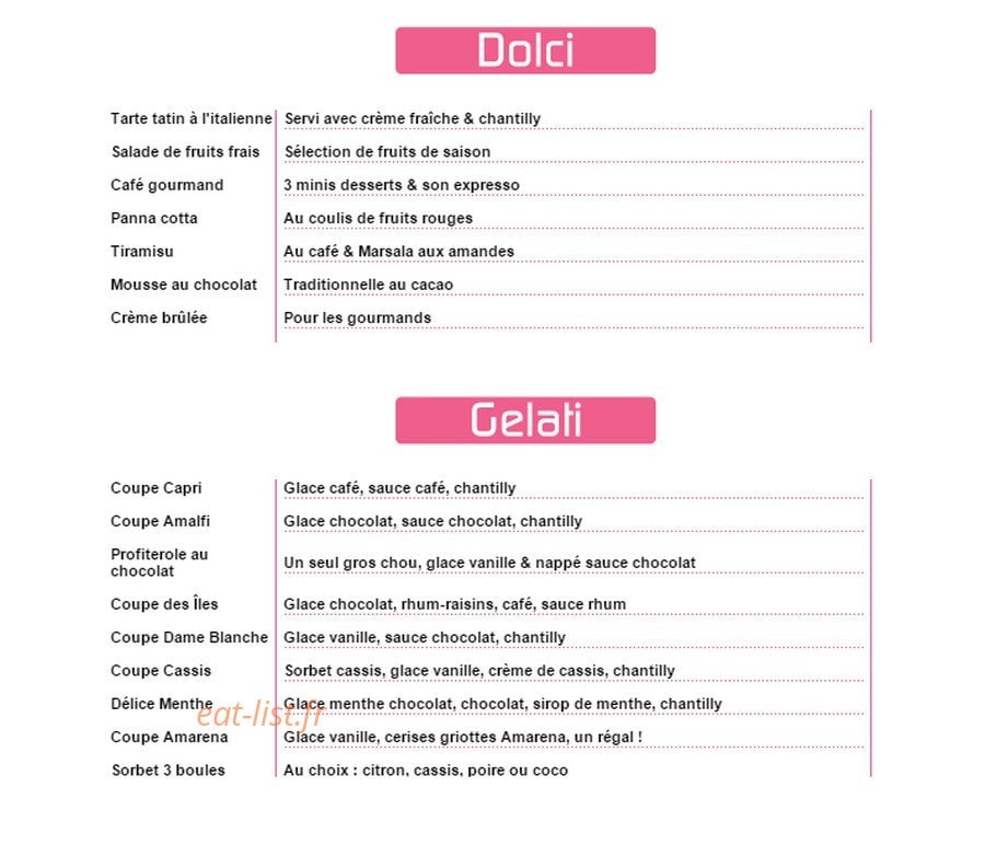 Pizza Roma — carte page 3