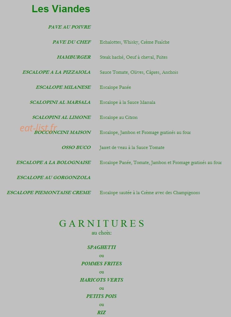 Pizza Sarno — carte page 6