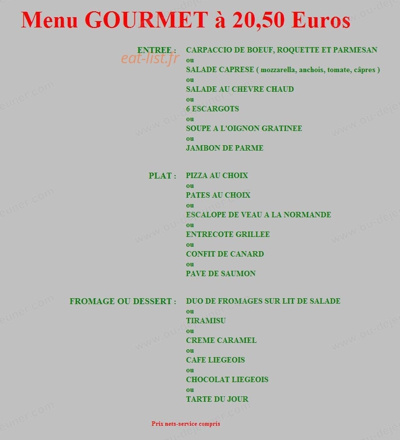 Pizza Sarno — carte page 12