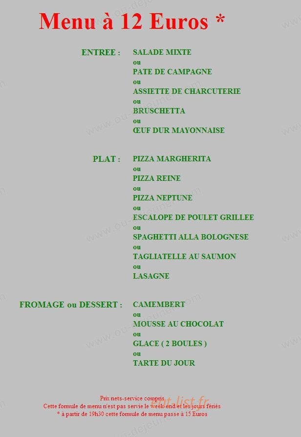 Pizza Sarno — carte page 11