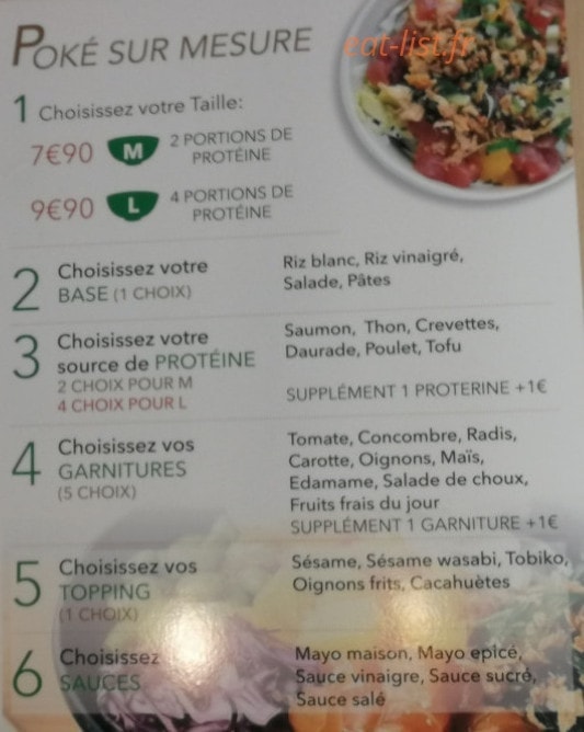 Poké fresh — carte page 4