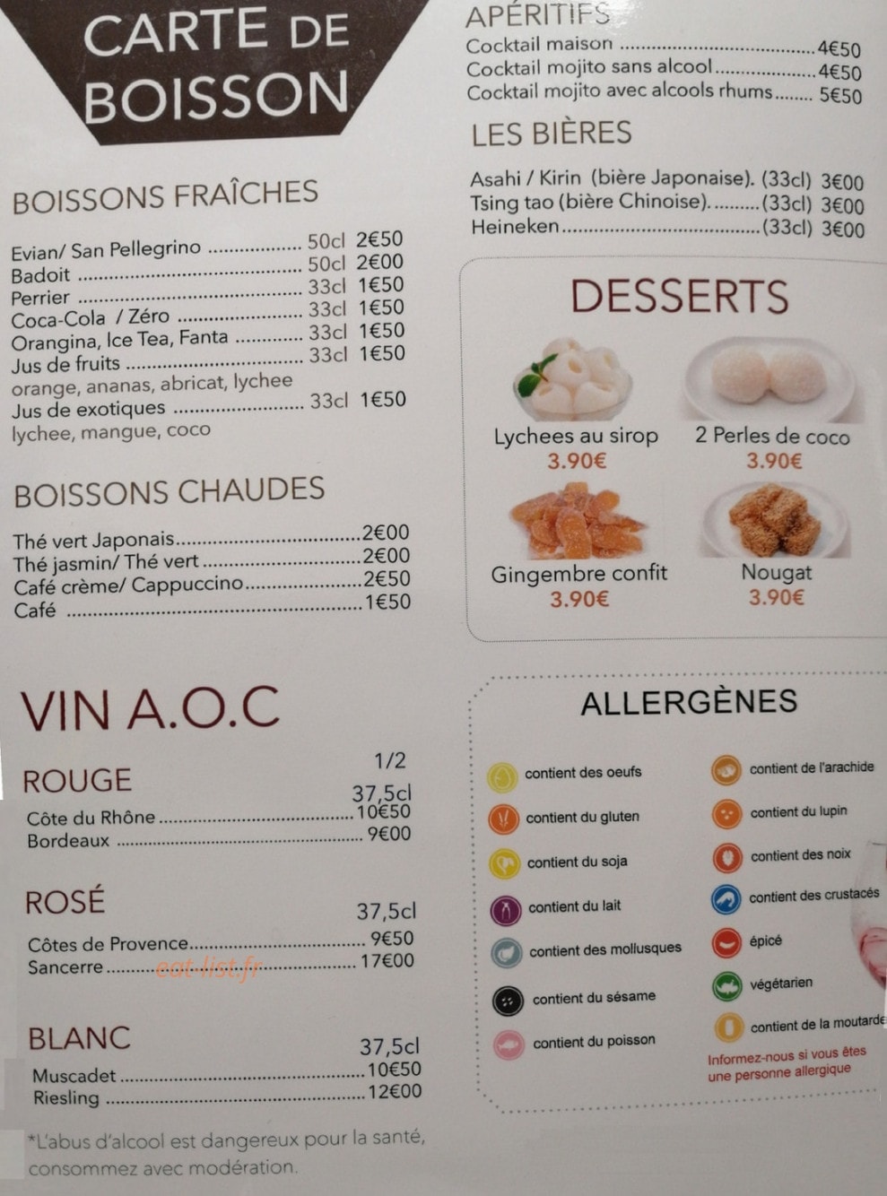 Poké fresh — carte page 9
