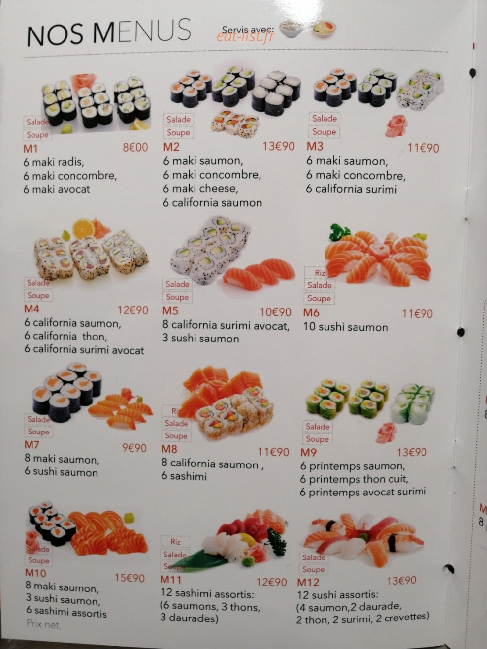 Poké fresh — carte page 8