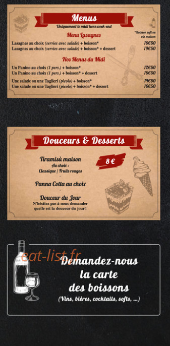 Prosciutteria — carte page 4