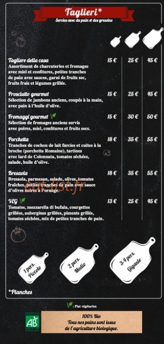 Prosciutteria — carte page 3