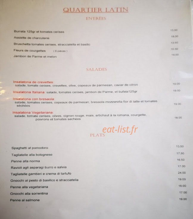 Quartier Latin — carte page 1