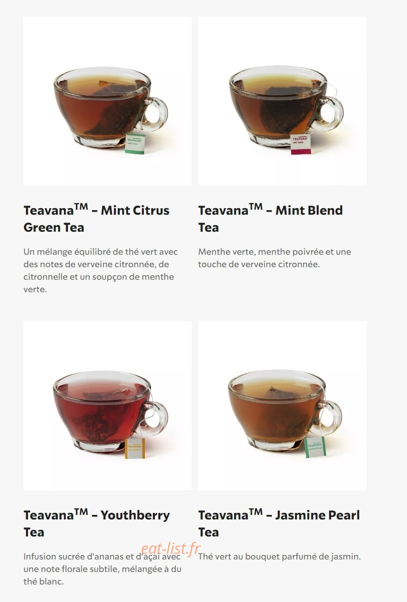Starbucks Coffee — carte page 30