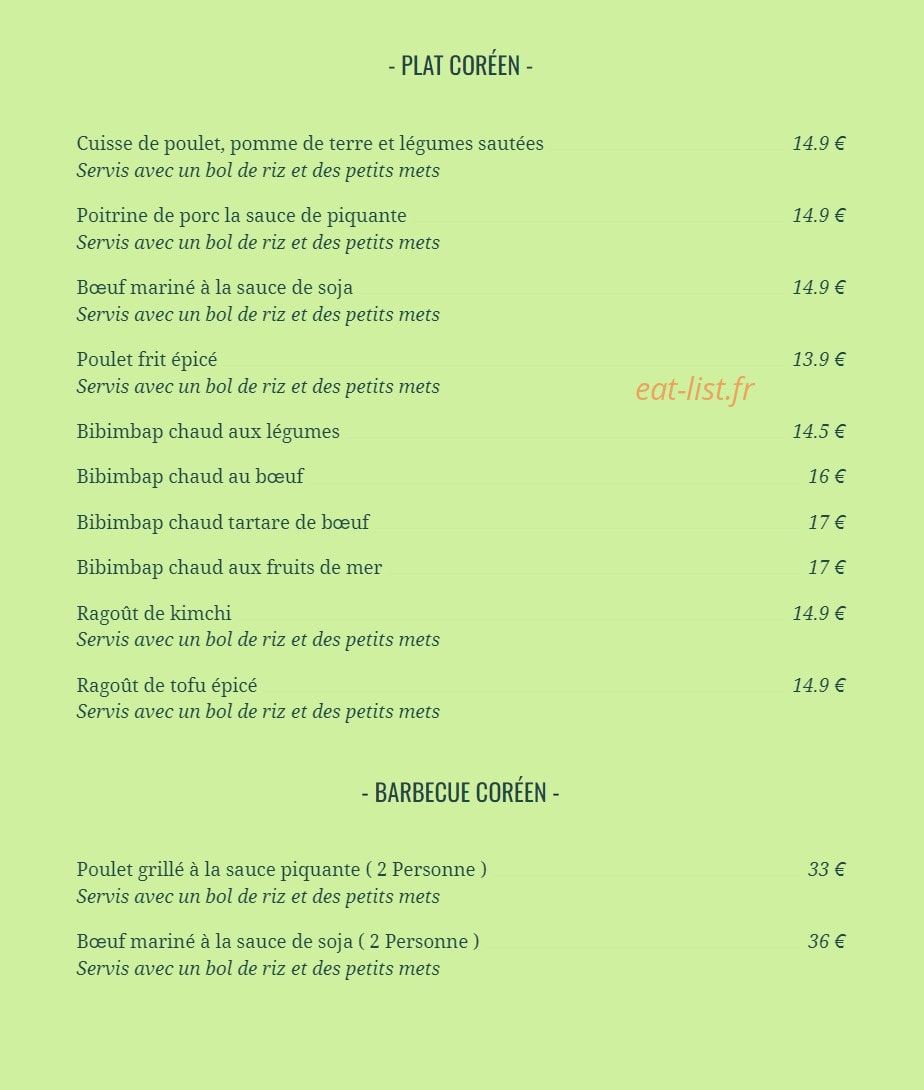 Sunny — carte page 2