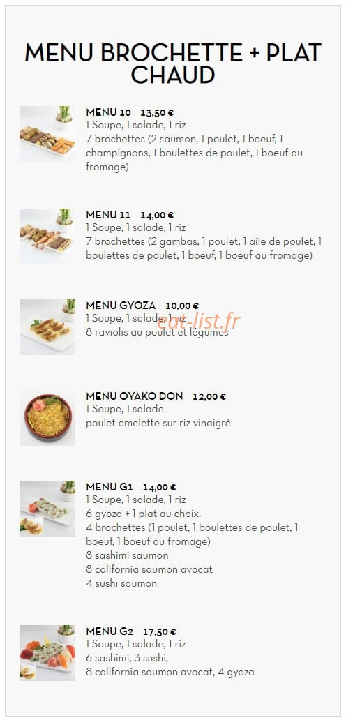 Sushiko — carte page 4
