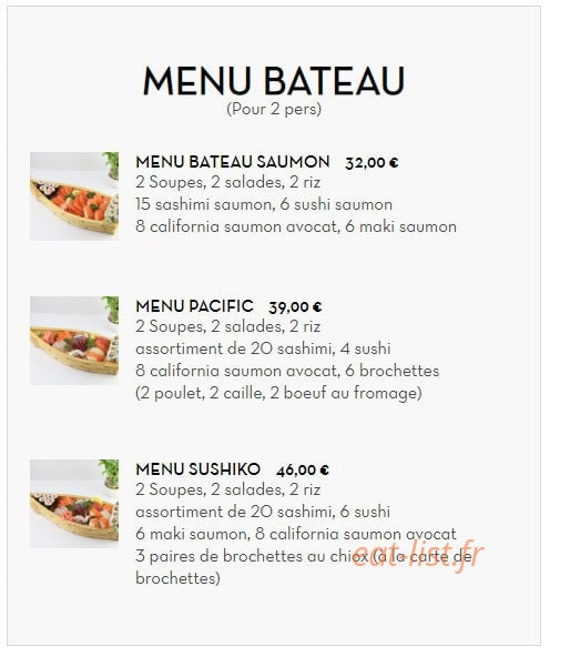 Sushiko — carte page 7