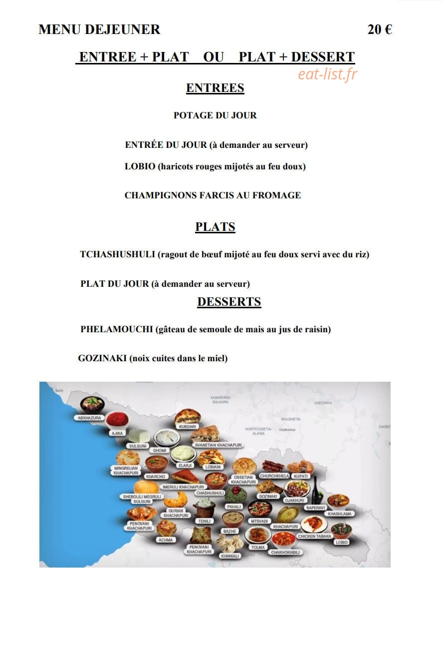Tamada — carte page 1