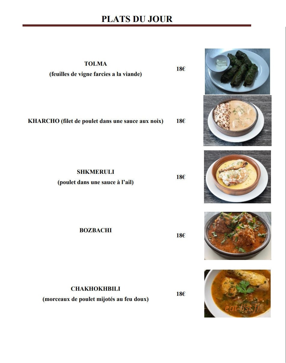 Tamada — carte page 5