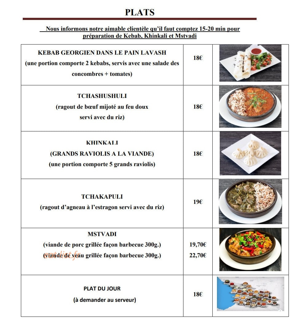 Tamada — carte page 4