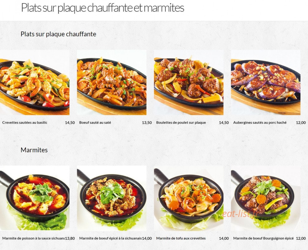 Tasty nouilles — carte page 6