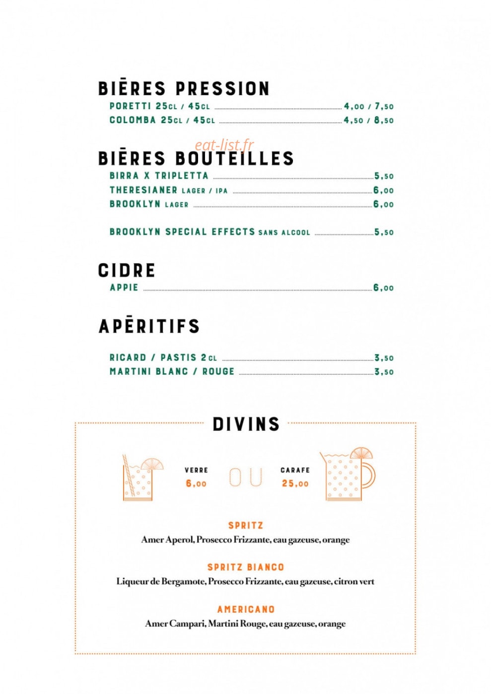 Tripletta Latin — carte page 6