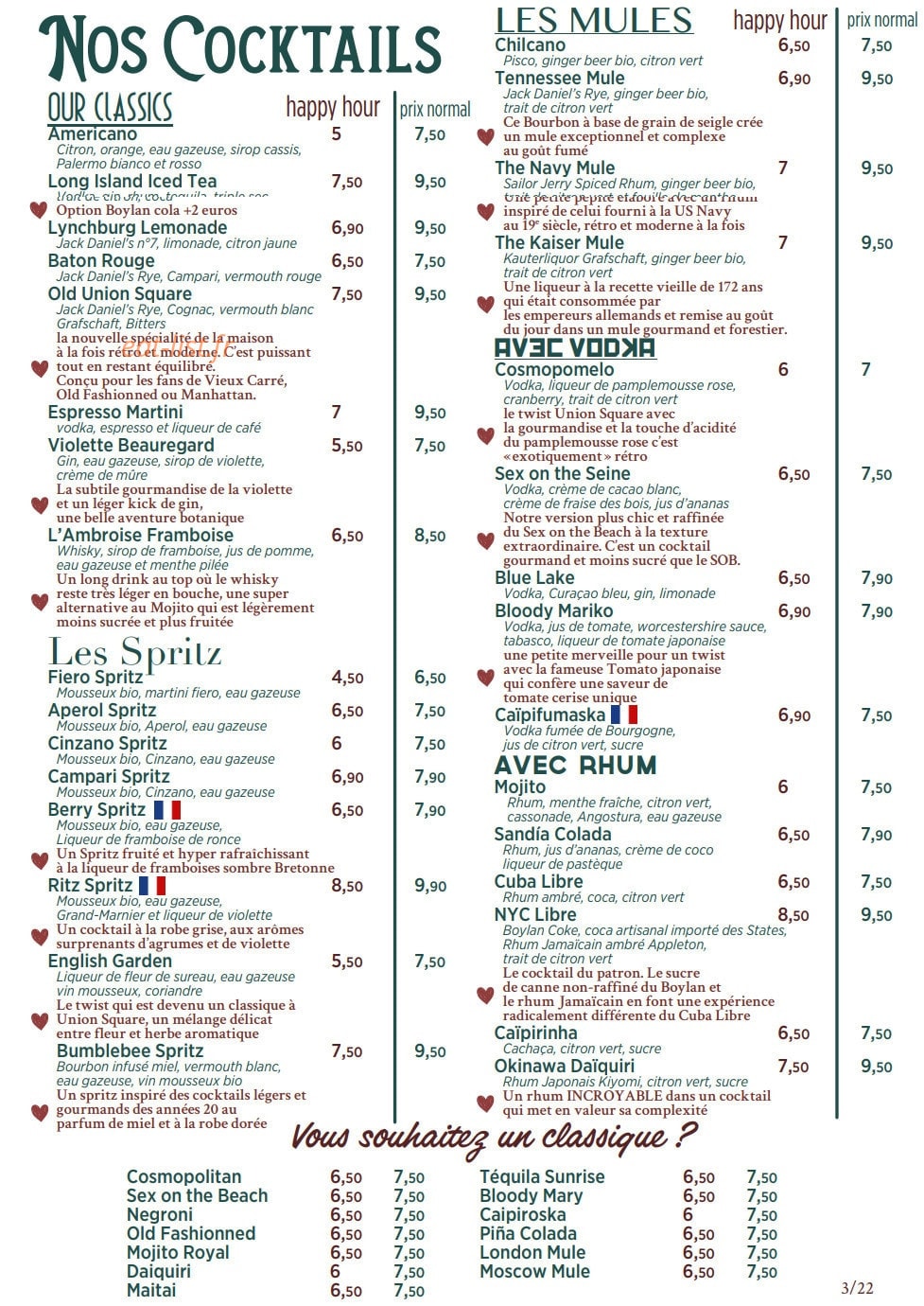 Union Square — carte page 9