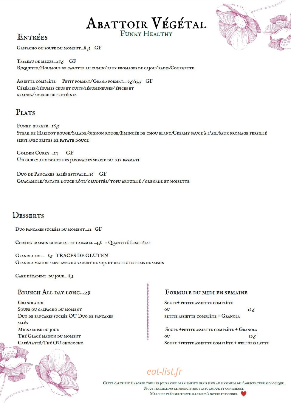 Abattoir végétal — carte page 1