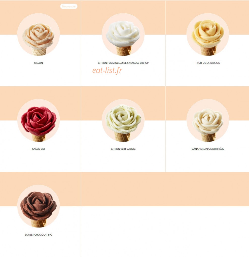 Amorino — carte page 2