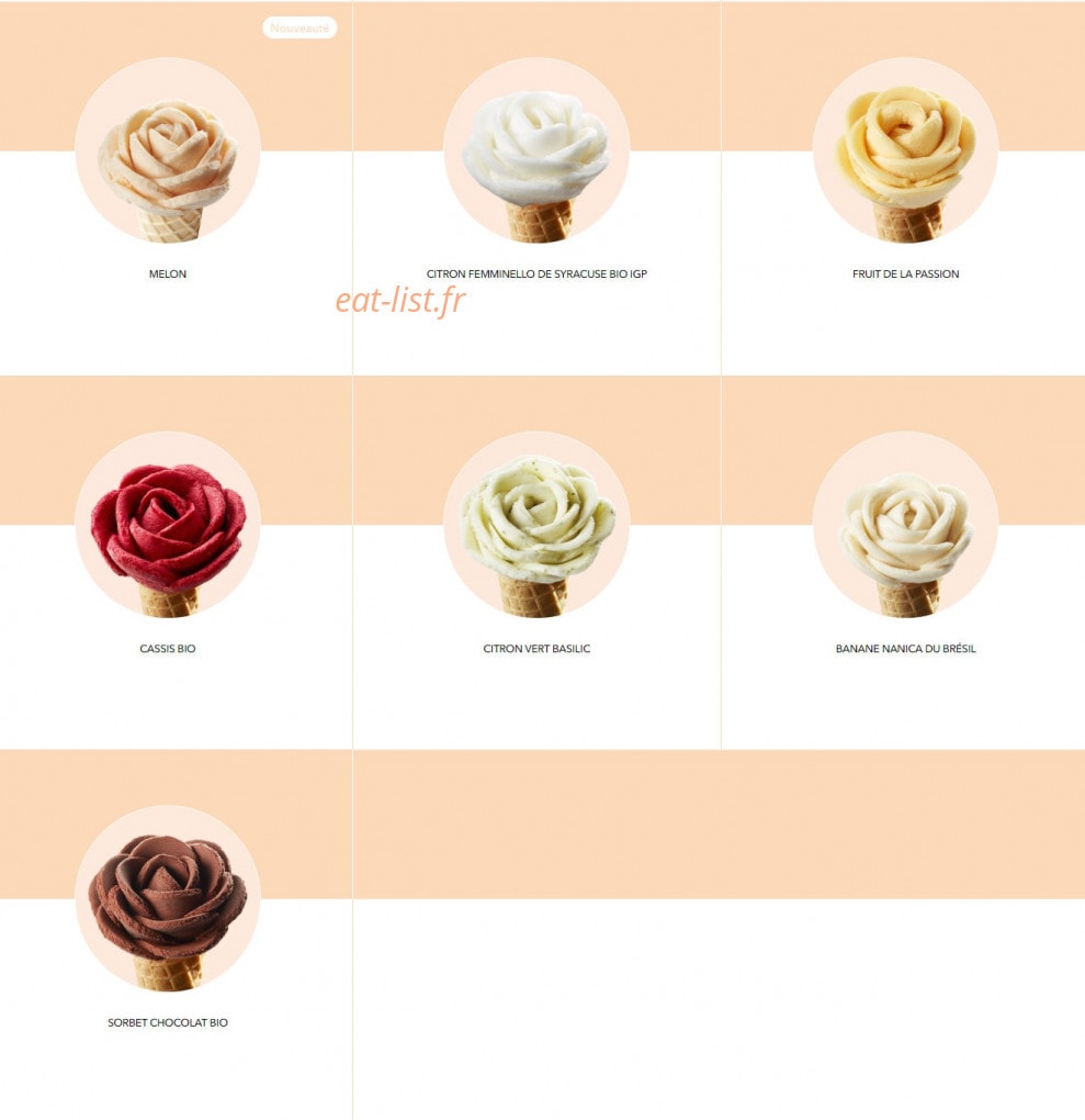 Amorino — carte page 2