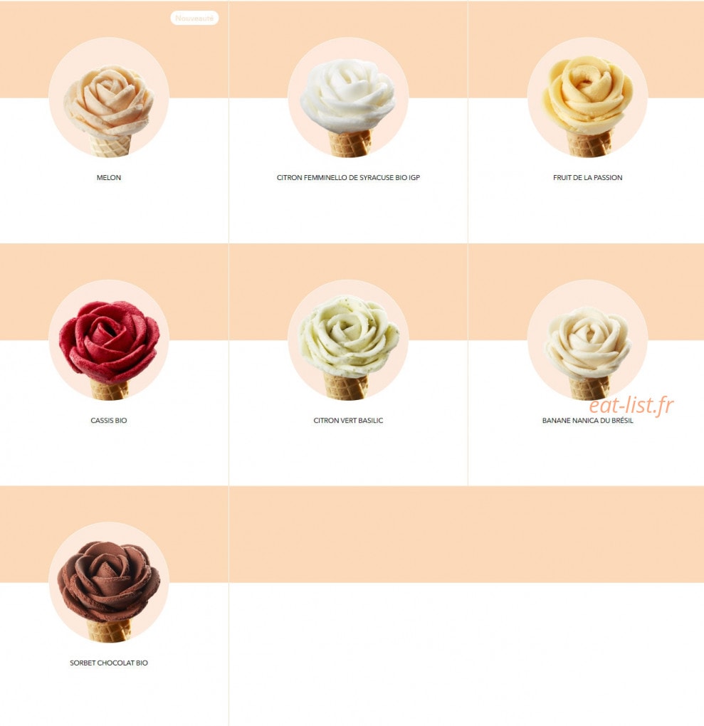 Amorino — carte page 2