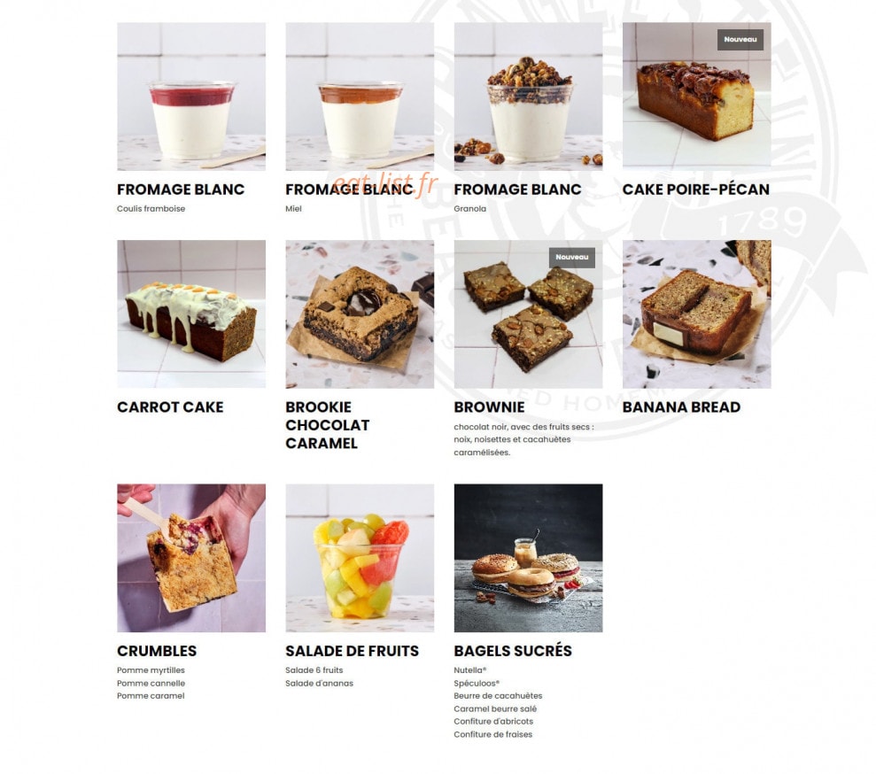 Bagelstein — carte page 5