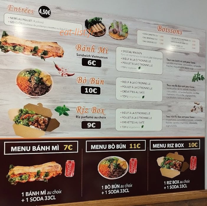 Banh Mi vietnam — carte page 1
