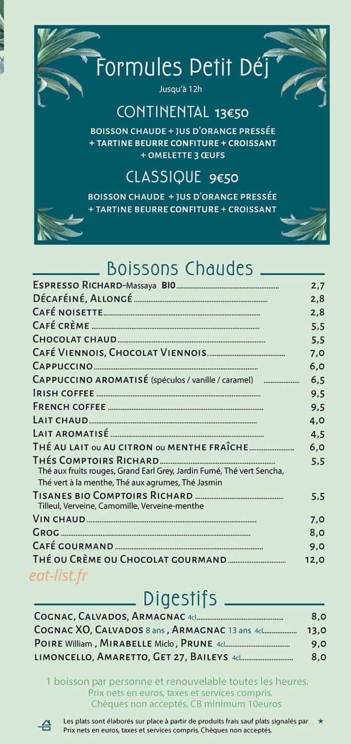 Bistrot Pia — carte page 2