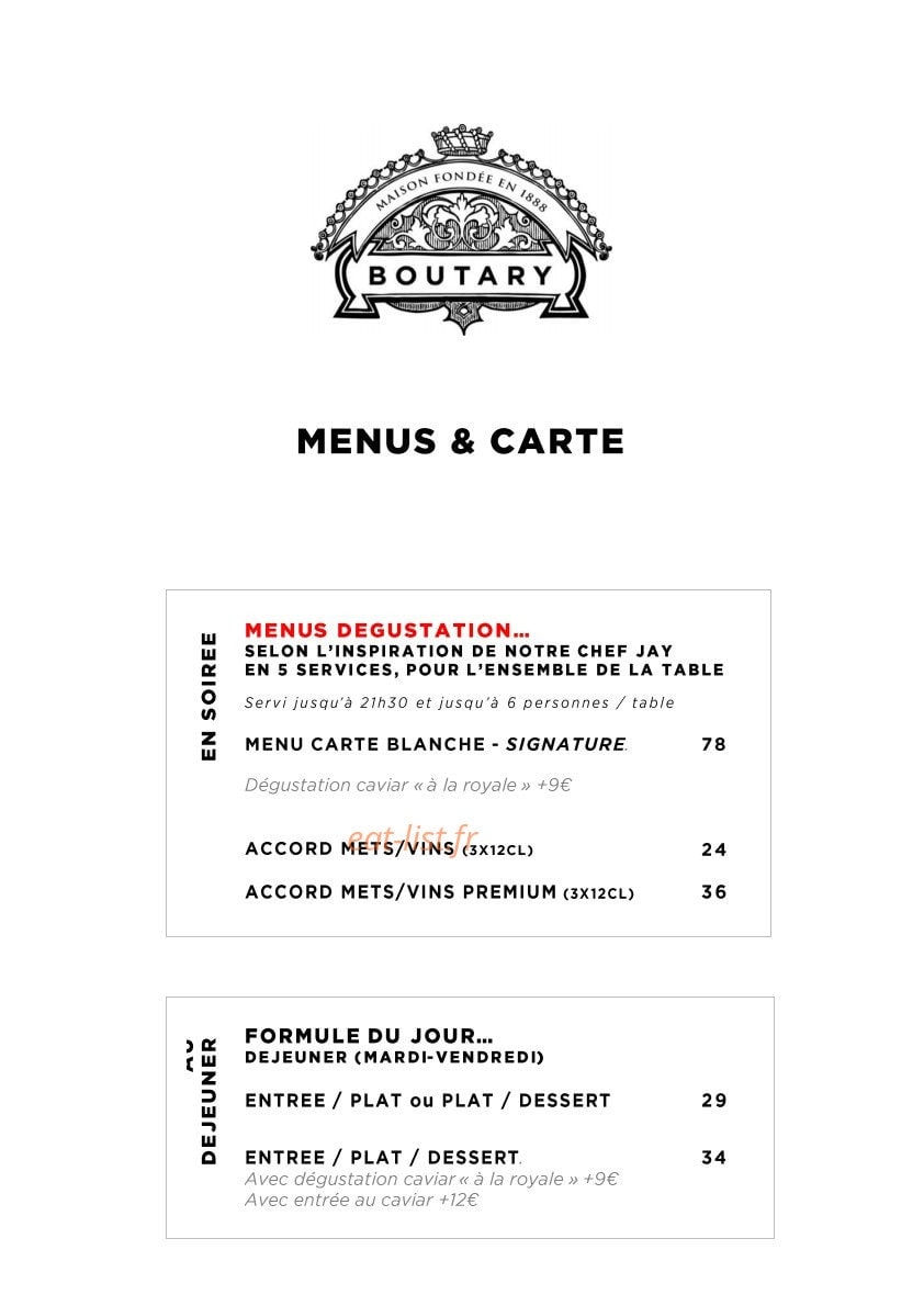 Boutary — carte page 1