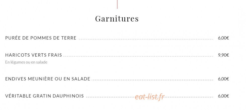 Brasserie Lipp — carte page 11