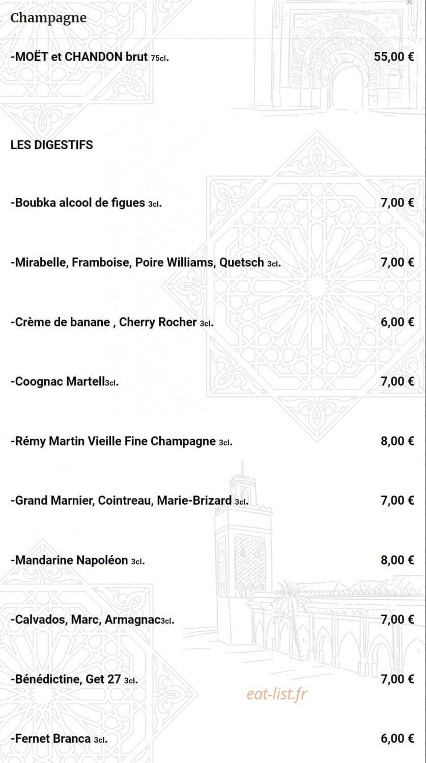 Chez Bébert — carte page 9