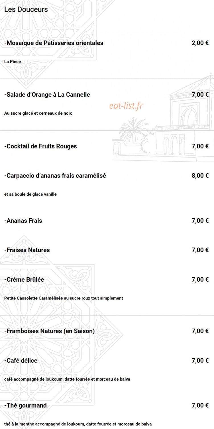 Chez Bébert — carte page 11