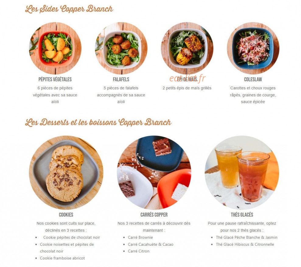 Copper Branch — carte page 3
