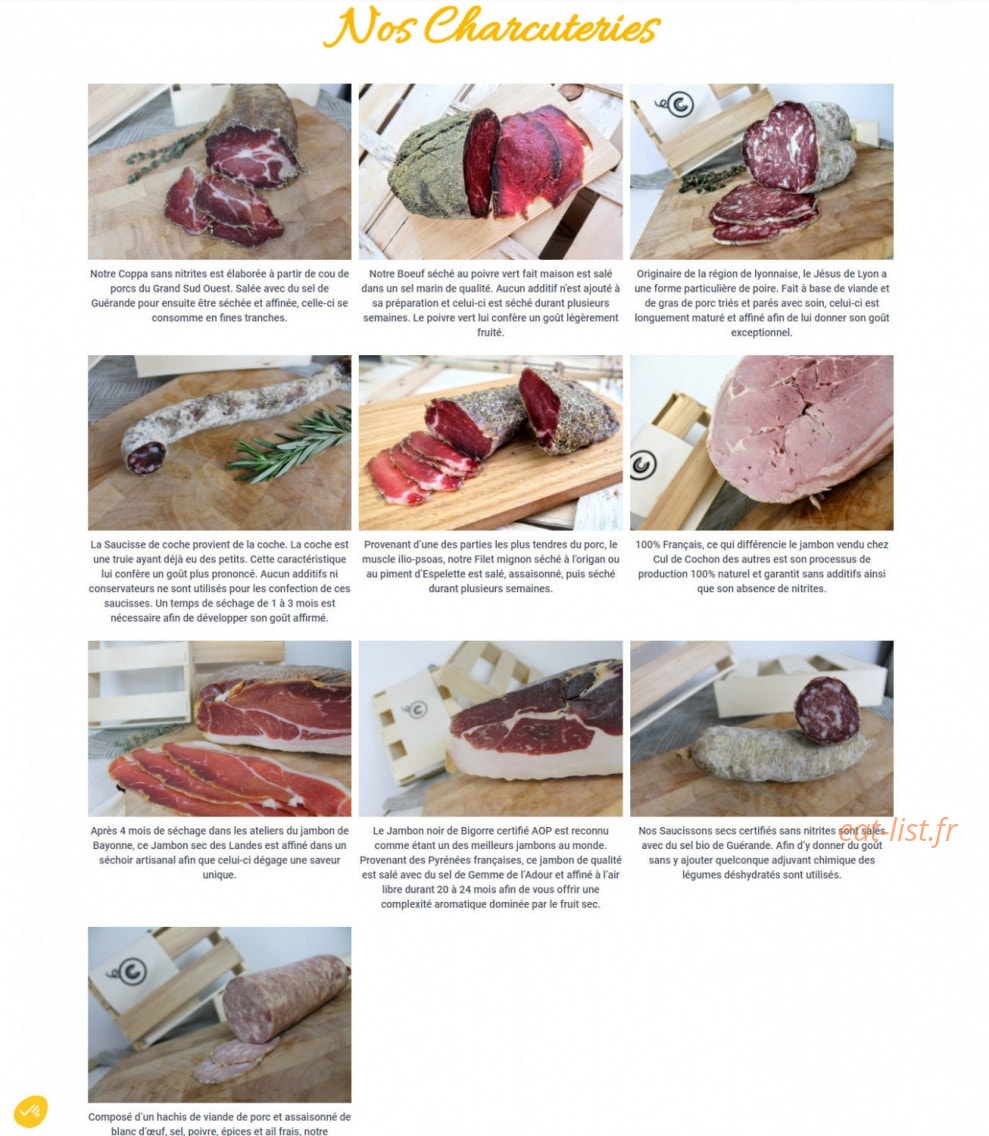 Cul de Cochon Buci — carte page 3