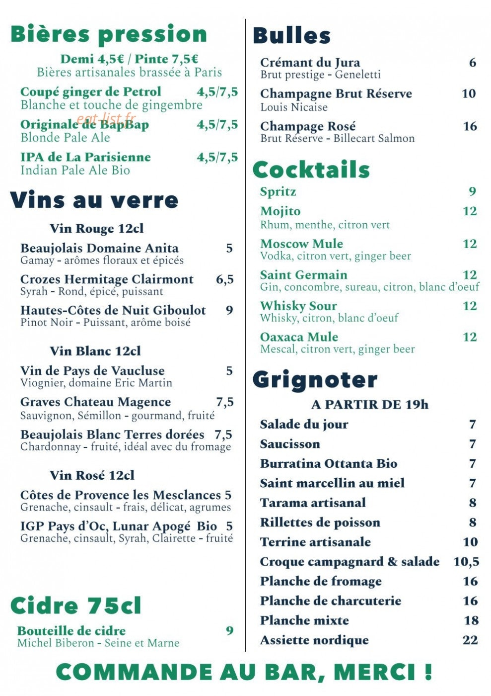 Frappé par Bloom — carte page 2