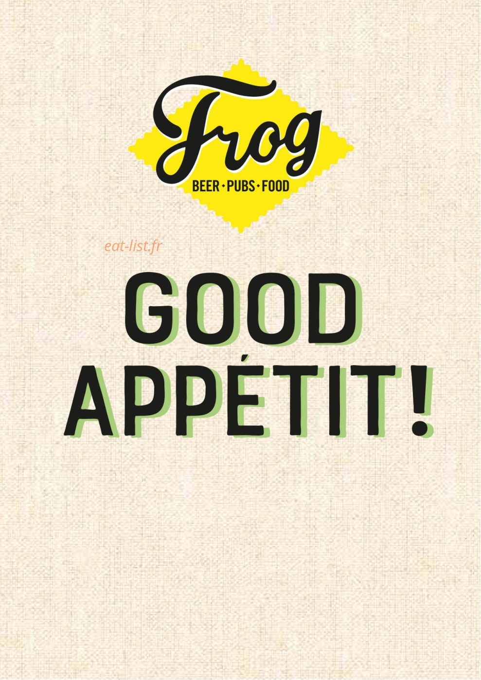 Frog XVI — carte page 1