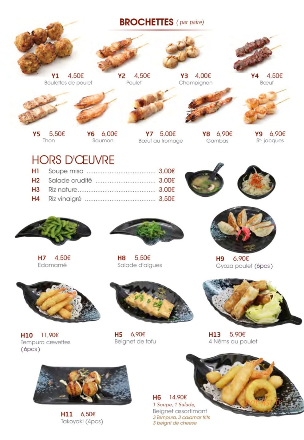 Fusion Sushi — carte page 5