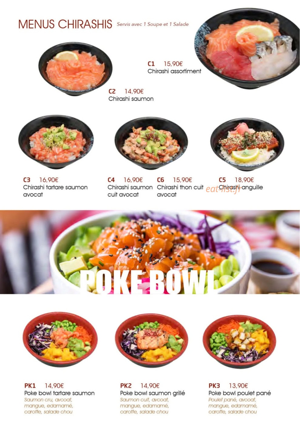 Fusion Sushi — carte page 11